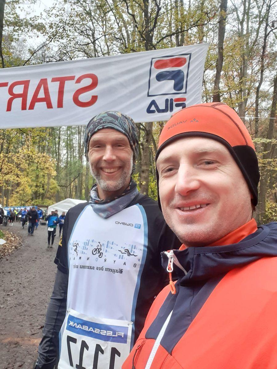 Jupp und ich am Start