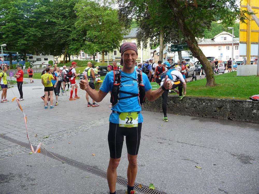 Am Start der 1. Etappe: